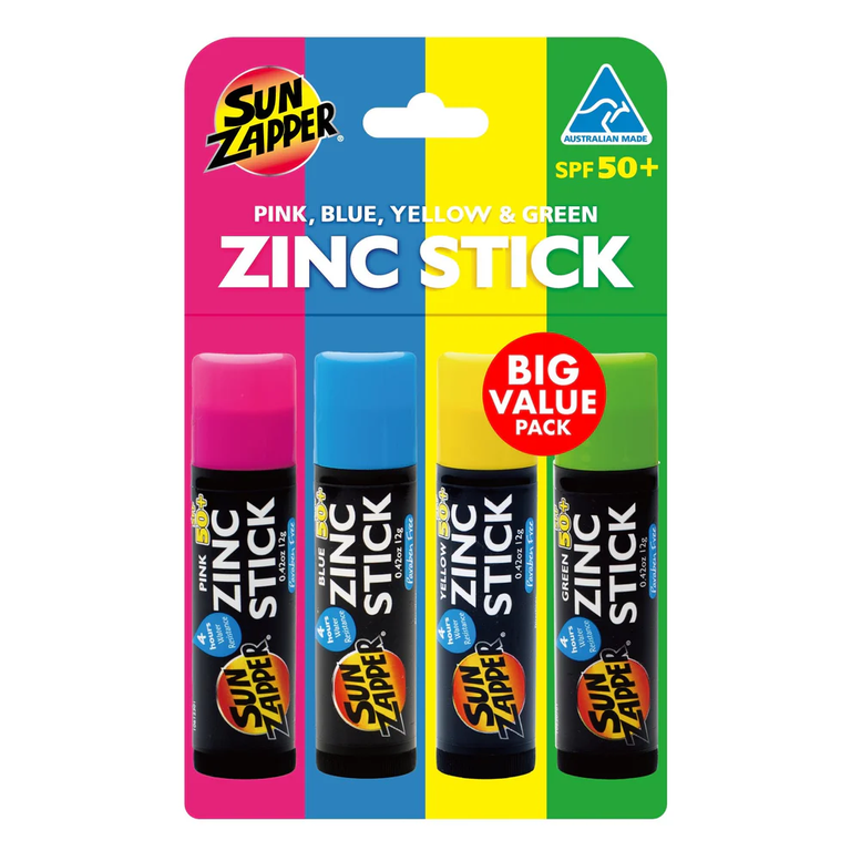 Zinc Stick Rainbow 4-Pack